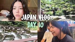 We stayed at a HOTEL WITH AN ONSEN in Hakone  JAPAN VLOG [upl. by Roobbie952]