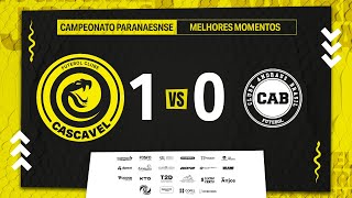 MELHORES MOMENTOS CASCAVEL 1 X 0 ANDRAUS  CAMPEONATO PARANAENSE 2024  3º RODADA [upl. by Pember6]