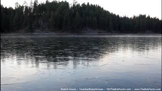 Strange Sounds From Skipping Rocks On A Frozen Lake [upl. by Zapot178]