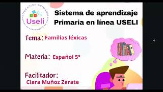 Familias léxicasEspañol 5toGrado [upl. by Merla]