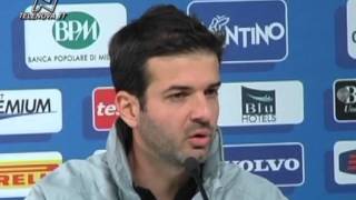 InterSampdoria Stramaccioni quotLobiettivo è tornare in Championsquot [upl. by Peregrine]