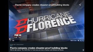 HURRICANE PROOF BUILDING BLOCK HURRICANE FLORENCE STOP THE INSANITY [upl. by Aramois]