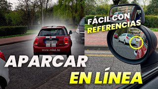 Cómo APARCAR en Línea  Fila  FÁCIL y con REFERENCIAS [upl. by Ambrosio334]