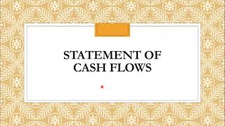 Intermediate Accounting 3 Statement of Cash Flows [upl. by Peadar]