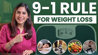 How to Lose Weight with 91 RULE 100 Natural  By GunjanShouts [upl. by Laehcim]