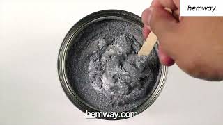 Hemway Glitter Paint Additive Mixing and Painting the right way UK [upl. by Yerhcaz]