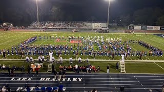 Lake Brantley Marching Patriot Band Halftime 9272024 and Middle School Night [upl. by Abby]