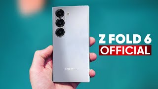 Samsung Galaxy Z Fold 6  OFFICIAL LOOK [upl. by Gaylor]