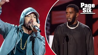 Eminem disses Diddy Kanye West and Megan Thee Stallion in new album ‘The Death of Slim Shady’ [upl. by Vierno]