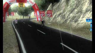 Pro Cycling Manager 2010 Gameplay Commentary Le Tour de France 2010  Stage 15 [upl. by Auqinot]