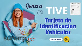 COMO DESCARGAR EL TIVE  TARJETA DE IDENTIFICACION VEHICULAR ELECTRONICO DESDE LA SUNARP [upl. by Richman]