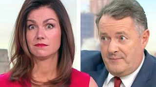 GMBs Susanna Reid F0UGHT with Piers Morgan every day before his abrupt EXlT [upl. by Koss]