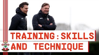 INSIDE TRAINING  Southampton begin preparation for Tottenham [upl. by Wiersma505]