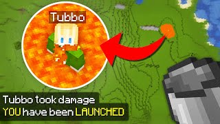 Minecraft But Damage  Launch 100 Blocks [upl. by Nyledaj900]