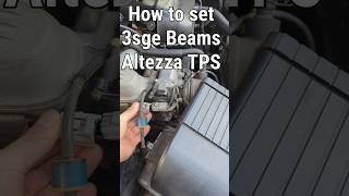 3SGE BEAMS TPS SET ALTEZZA SXE10 [upl. by Yddet]