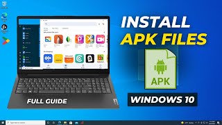 How To RunInstall APK Files in Windows 10 Step By Step Guide [upl. by Eiro949]