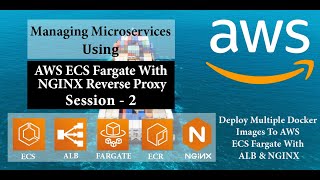 Managing Microservices in AWS ECS using NGINX Reverse Proxy  Session 2 [upl. by Glen843]