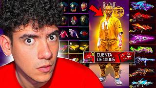 COMPRÉ una CUENTA de FREE FIRE de 1000 DÓLARES y ME IMPACTÓ 😱  TheDonato [upl. by Armelda]