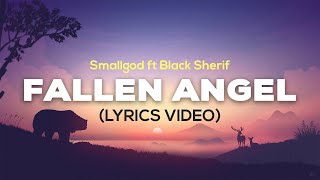 Smallgod ft Black Sherif  Fallen Angel Lyrics Video [upl. by Bakki]