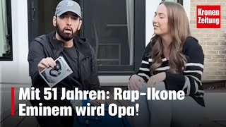 Rapper Eminem wird Opa  kronetv NEWS [upl. by Glanville746]