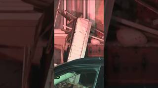 Buffalo car crash ends with damage inside home shorts shortsvideo [upl. by Normy895]