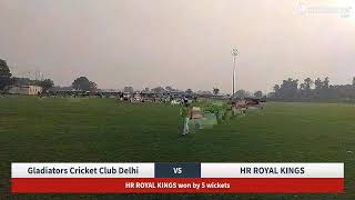 Live Cricket Match  Gladiators Cricket Club Delhi vs HR ROYAL KINGS  10Nov24 1224 PM 20  Ruhaa [upl. by Mag]