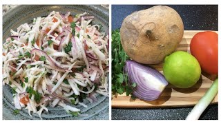 How to make Jicama Salad  Singkamas Salad [upl. by Winonah]