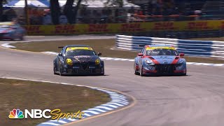 IMSA Michelin Pilot Challenge at Sebring  EXTENDED HIGHLIGHTS  31623  Motorsports on NBC [upl. by Bengt671]