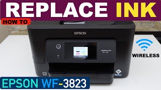 Epson WorkForce Pro WF3823 Ink Cartridge Replacement [upl. by Gannes]