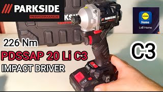 PARKSIDE PERFORMANCE PDSSAP 20 Li C3parkside parksideperformance impactdriverlidl diy [upl. by Queen]