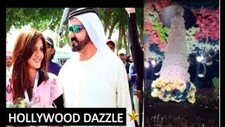 Sheikh of Dubai Daughters Shaikha Mahra grand wedding Cake [upl. by Ahsia]