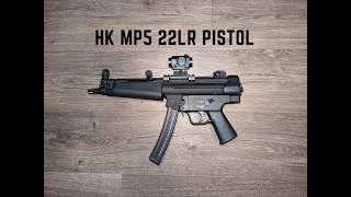 HK MP5 22LR PISTOL  Review and range time [upl. by Kiri]