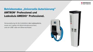 Modus „Universelle Autorisierung“ bei MENNEKES ProfessionalLadelösungen [upl. by Ellswerth]