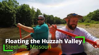 HUZZAH VALLEY Float Trip  Watch Before You Go  Steelville Missouri [upl. by Wehtta482]