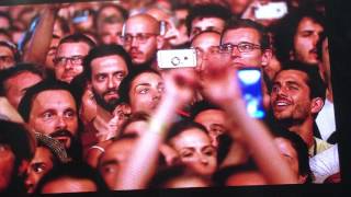 Emotional Eddie Vedder sings Black  Firenze Rocks [upl. by Oirram]