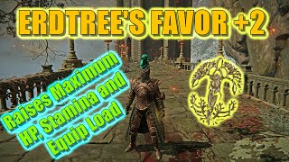 Elden Ring ERDTREES FAVOR 2  Raises max HP Stamina and Equip Load  Location [upl. by Yauqram]