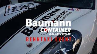 Renntaxi Events am Nürburgring  Baumann Container [upl. by Ltney486]