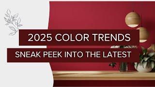 Sneak Peek into 2025 Home Decor Color Trends [upl. by Navarro456]