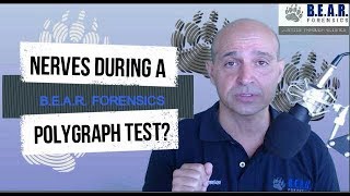 Anxious nervous person on a polygraph lie detector test How do nerves affect the polygraph test [upl. by Ahsercal475]