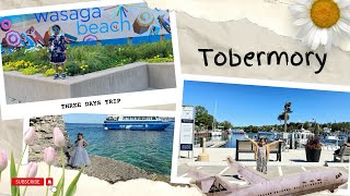 Exploring Wasaga Beach amp Tobermory  3 days Travel Vlog  Sun Sand amp Adventure in CANADA [upl. by Sallyanne]