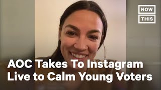 AOCs Words of Encouragement to Young Voters  NowThis [upl. by Aneehsor]