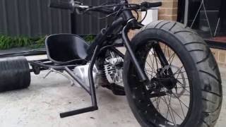 80cc 3 speed motorised drift trike 70kmh [upl. by Dyson]