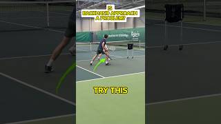 Take advantage of short balls in tennis Do this tennis tennisforehand tennisfootwork [upl. by Duky]