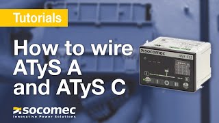 Tutorial How to wire ATyS A and ATyS C Automatic Transfer Switches [upl. by Demeter]