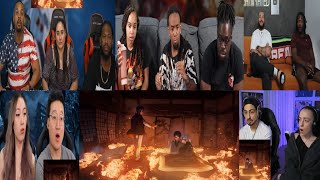 DEMON SLAYER EPISODE 4X8 REACTION MASHUP [upl. by Haugen]