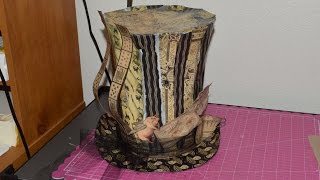 Mad Hatter Hat Tutorial part 1 of 3 creating the hat [upl. by Natal597]