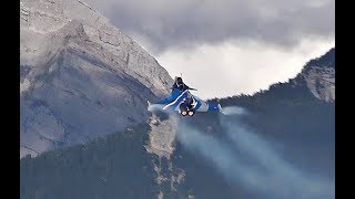 Rafale Display in the Stunning Switzerland Mountains Sion Airshow [upl. by Ecerahc]