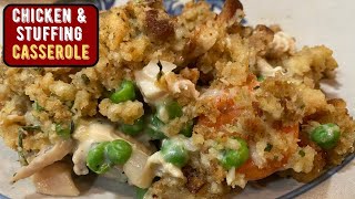 Chicken amp Stuffing Casserole Recipe  Quick Dinner Idea [upl. by Fatimah252]