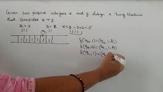 Theory of Computation  Turing machine  Design a turning machine that computes xy [upl. by Adiaros431]