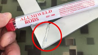 Alumiweld Rods Harbor Freight No Skill Needed [upl. by Mendie]